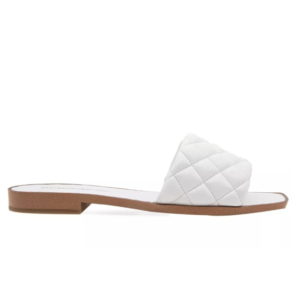 BCBGeneration Laila Flat Sandal White 8 - Picture 3 of 9